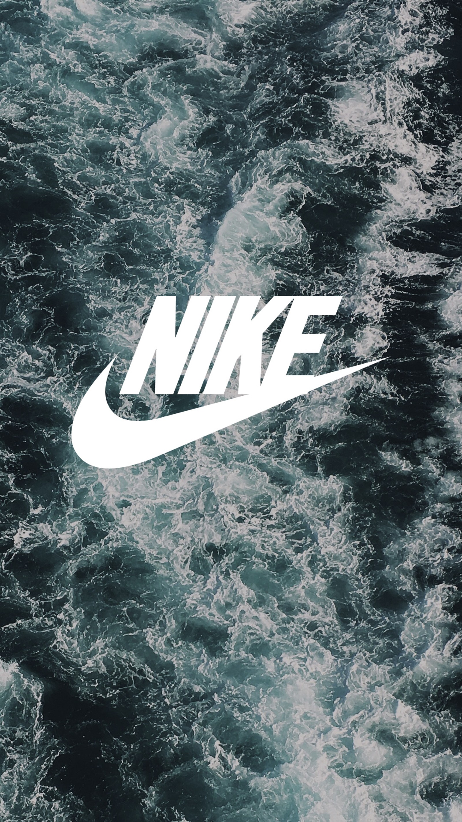 Nike logo on the water (blue, hd, logo, nike, sport)