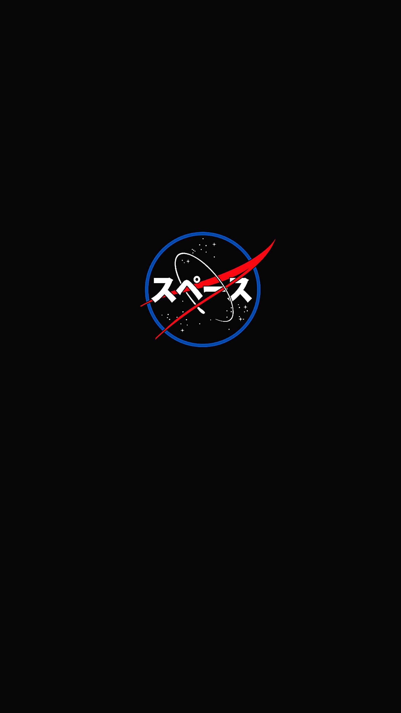 black, galaxy, japan, logo, minimalist Download Wallpaper