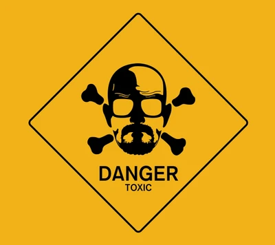 Avertissement : Danger Toxique - Symbole de Heisenberg