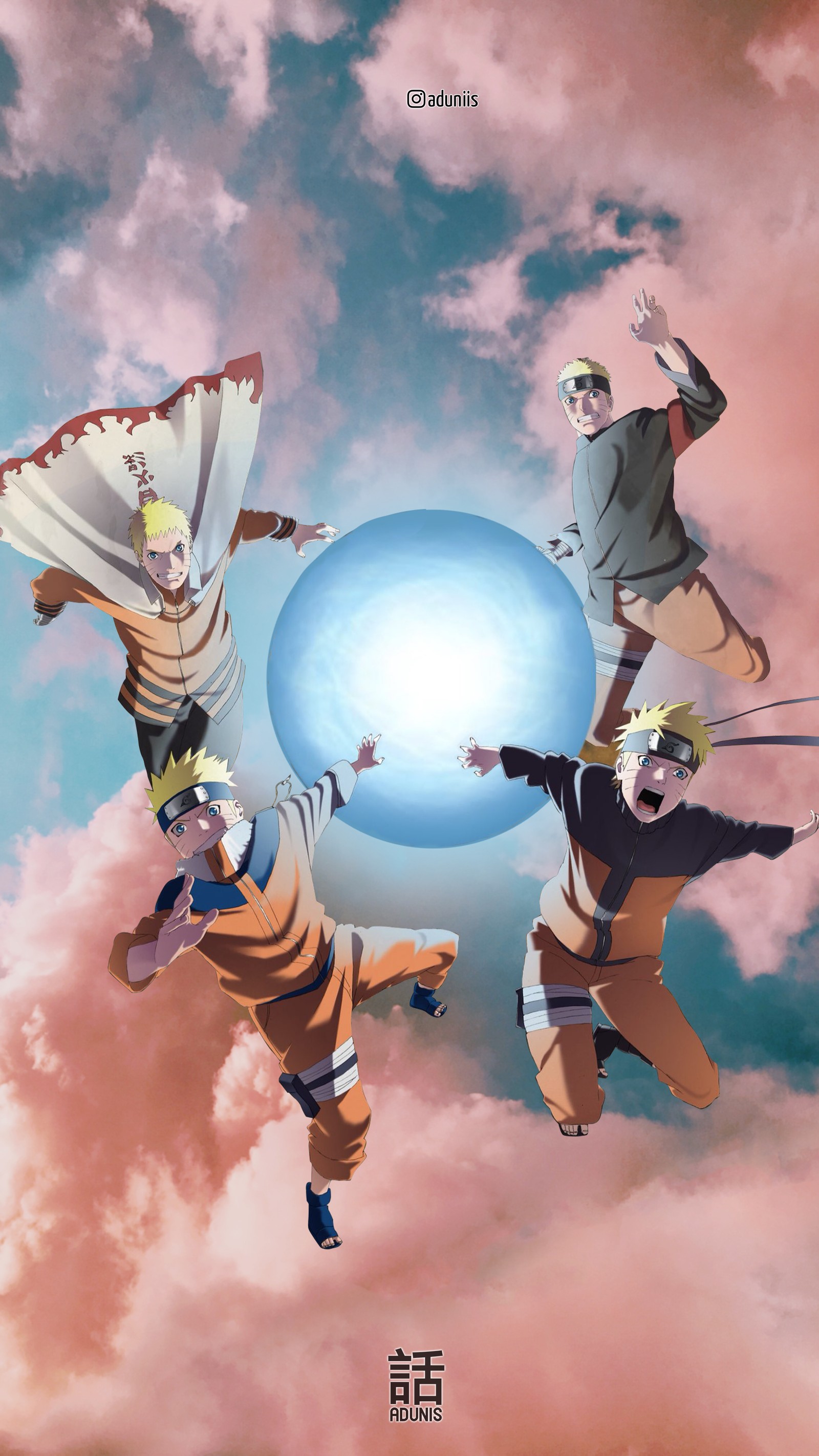 Téléchargez le fond d'écran hockage, naruto, naruto shippuden, uzumaki