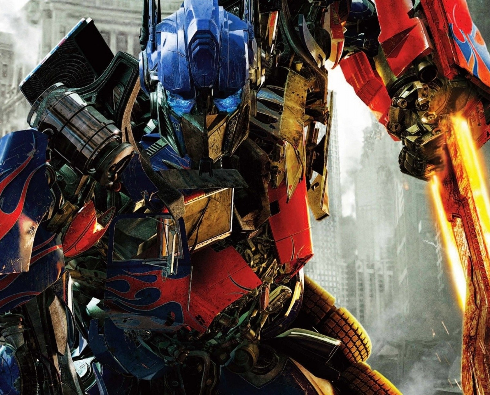 Скачать обои оптимус прайм, optimus prime, трансформеры 4, transformers 4