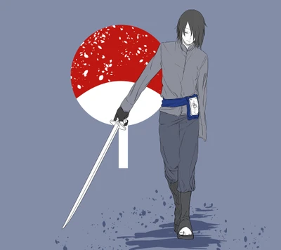 Sasuke Uchiha: The Lone Ninja Against the Rising Sun