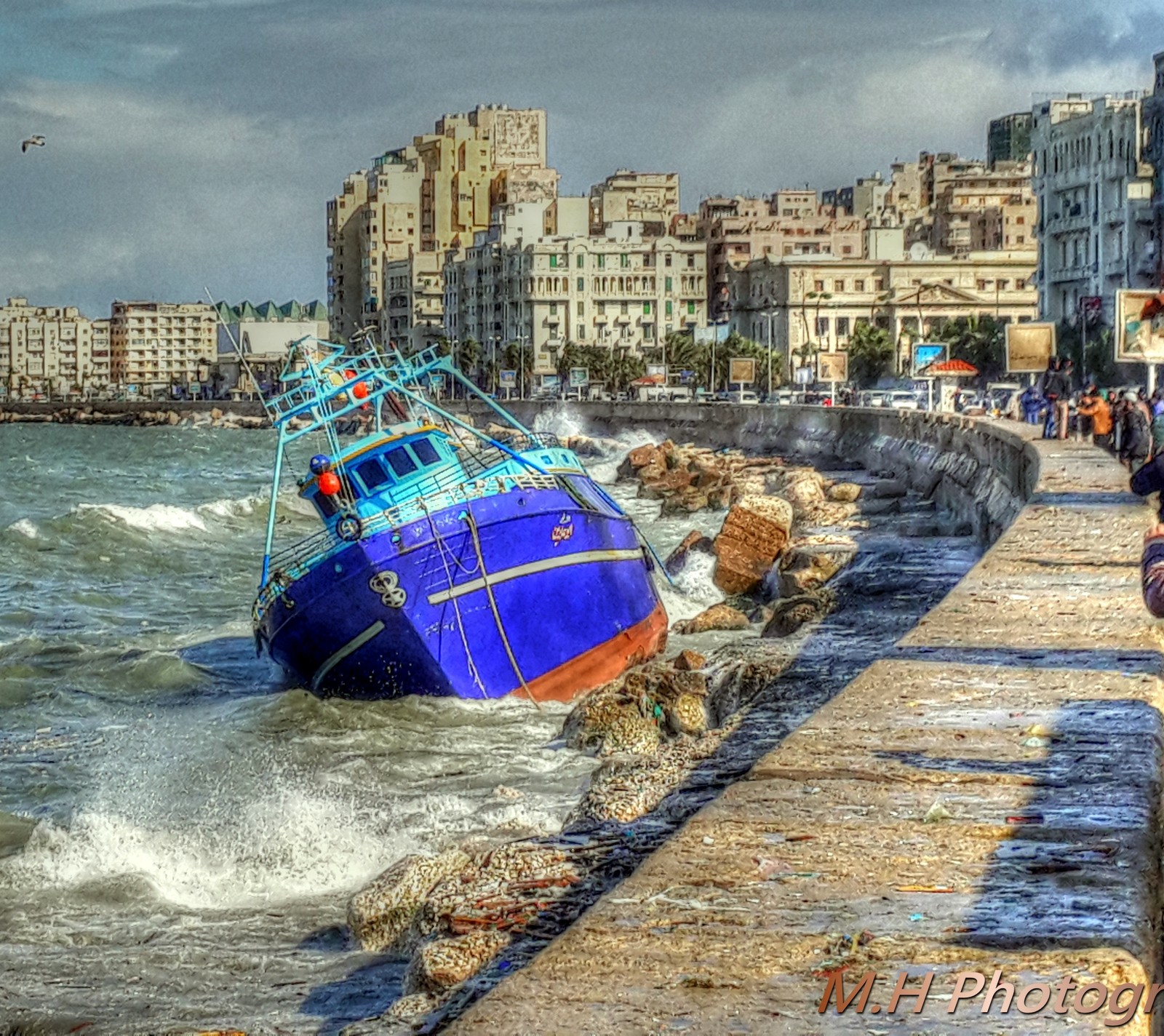 alexandria, colors, fun, sea, winter Download Wallpaper