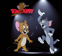 Tom e Jerry Dança: Dupla icônica de desenho animado em uma performance sob os holofotes