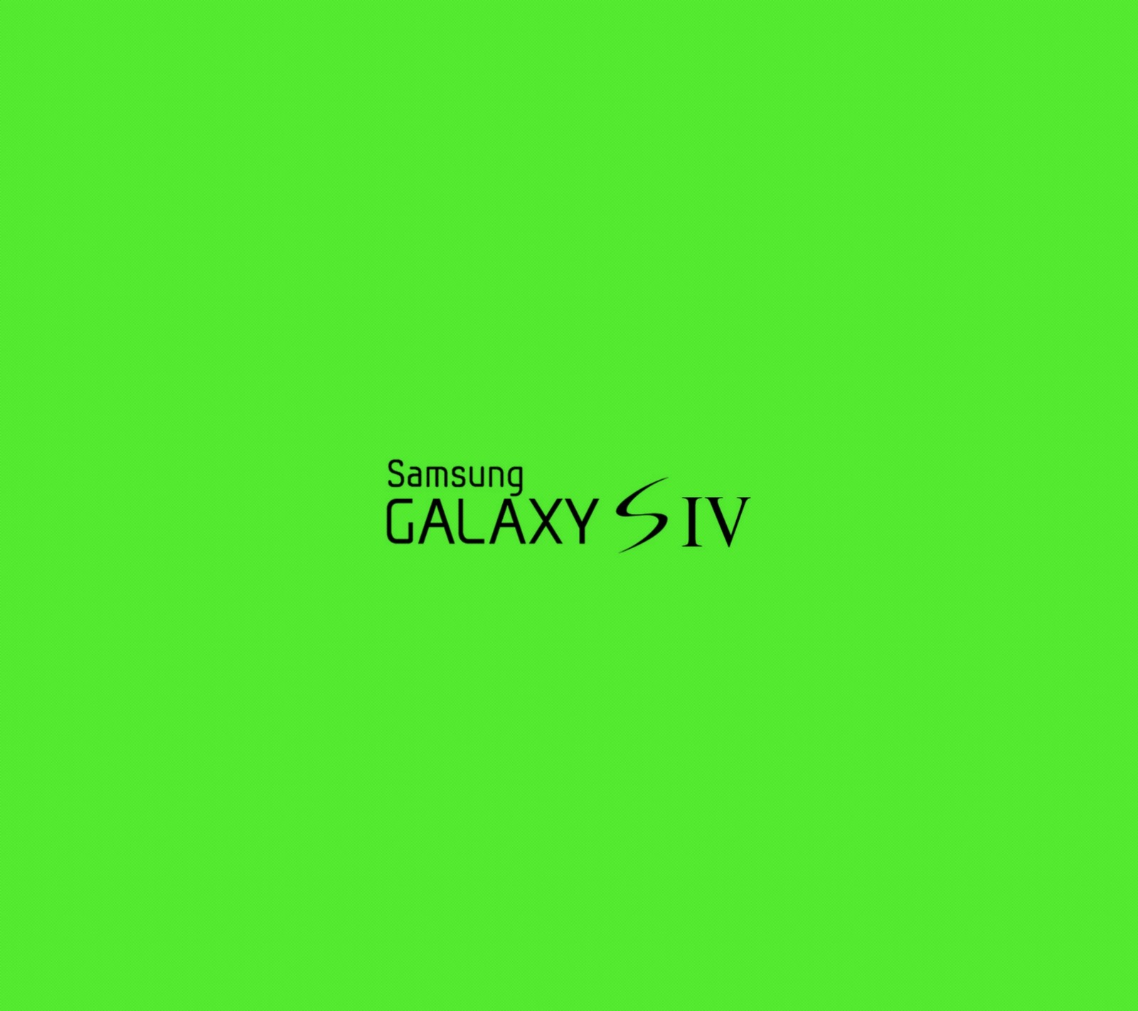 A green background with the words samsung galaxy iv written on it (galaxy, green, logo, minimal, s iv)