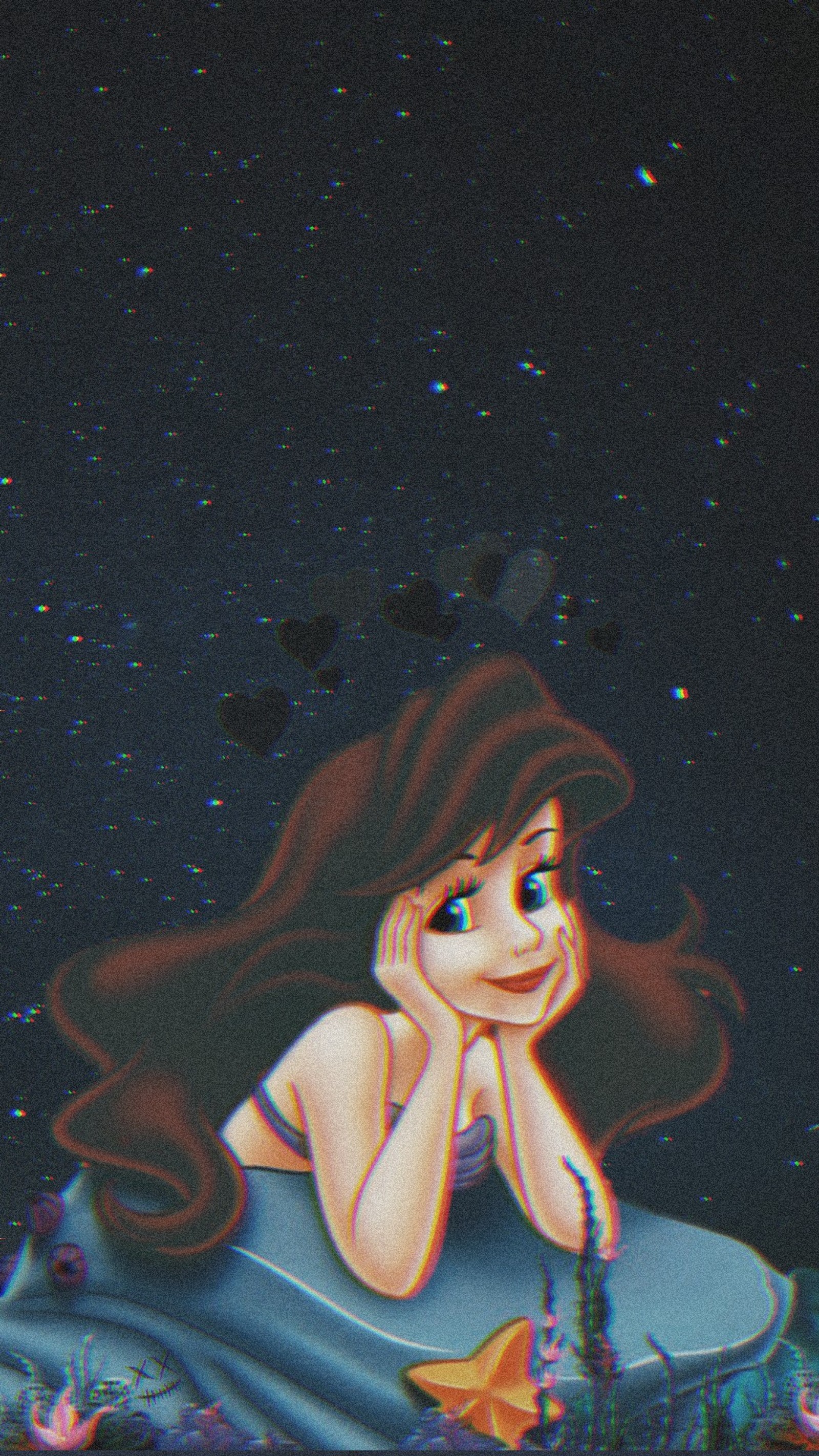 Téléchargez le fond d'écran amour, disney, galaxie, mer, sirena