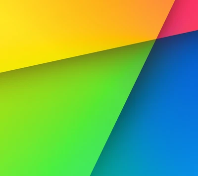 Fundo geométrico vibrante para Nexus 7 (2013)