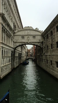 barok, hermoso, puente, bridge of sighs, old canal