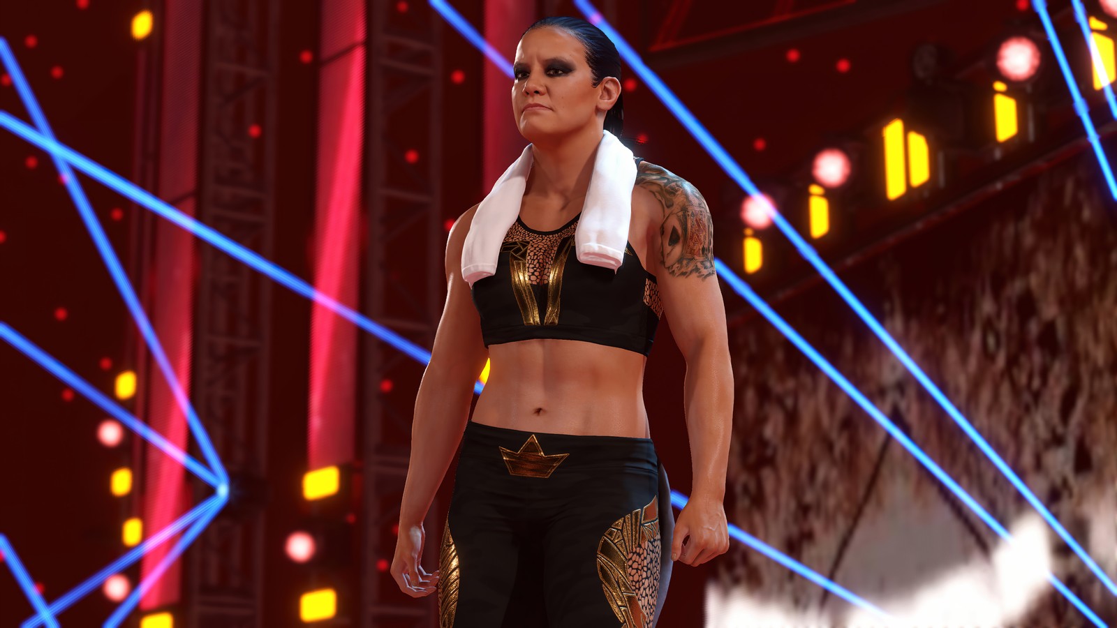 Téléchargez le fond d'écran wwe 2k22, jeu vidéo, shayna baszler