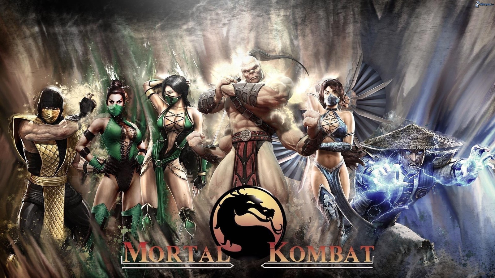 mortal kombat x, mortal kombat, scorpion, kitana, games wallpaper