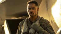 Jay Ellis en tant que pilote de chasse dans Top Gun: Maverick