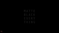 Matte Black Everything: A Minimalist Statement in 5K Resolution