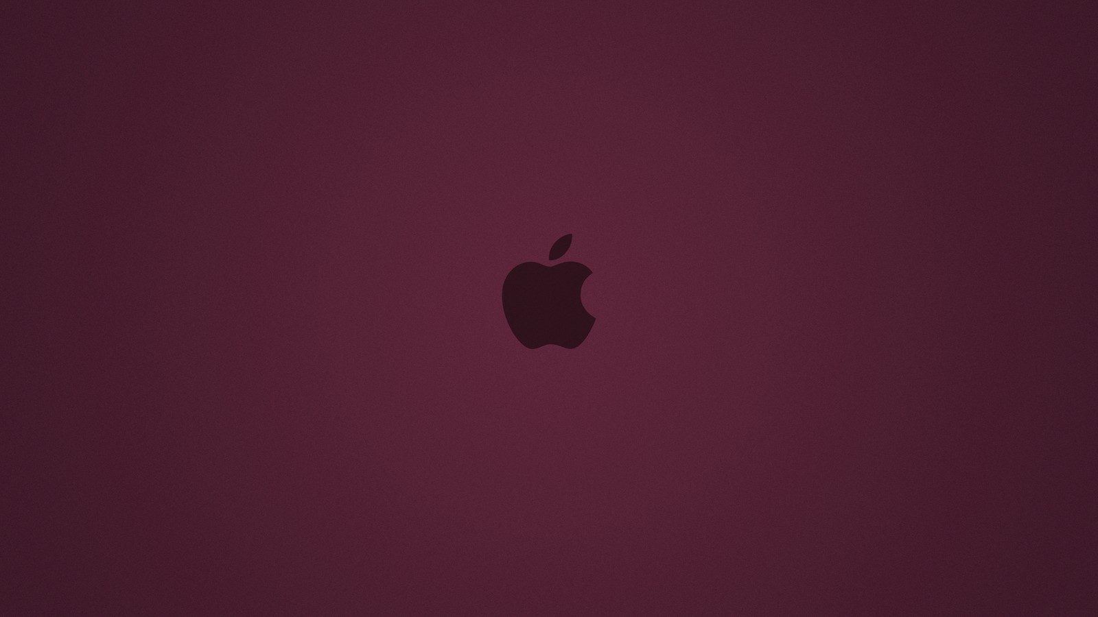 Un logo de manzana sobre un fondo morado con una manzana negra (púrpura, rojo, fuente, magenta, ios)