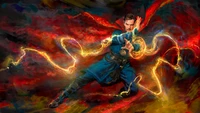 Docteur Strange : Maître des Arts Mystiques en Bleu Électrique