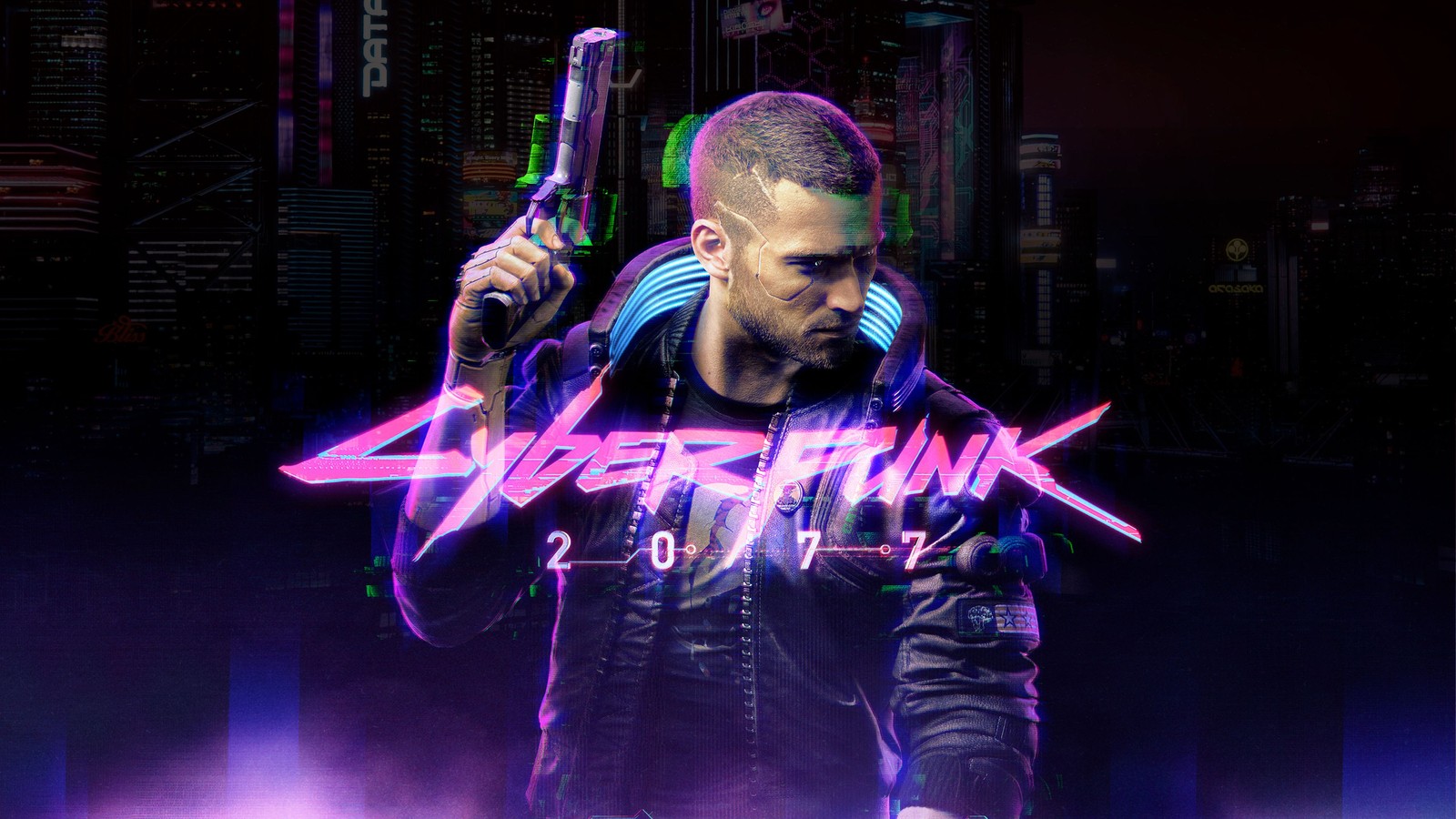 cyberpunk 2077, neon, character v, xbox series x, xbox one wallpaper