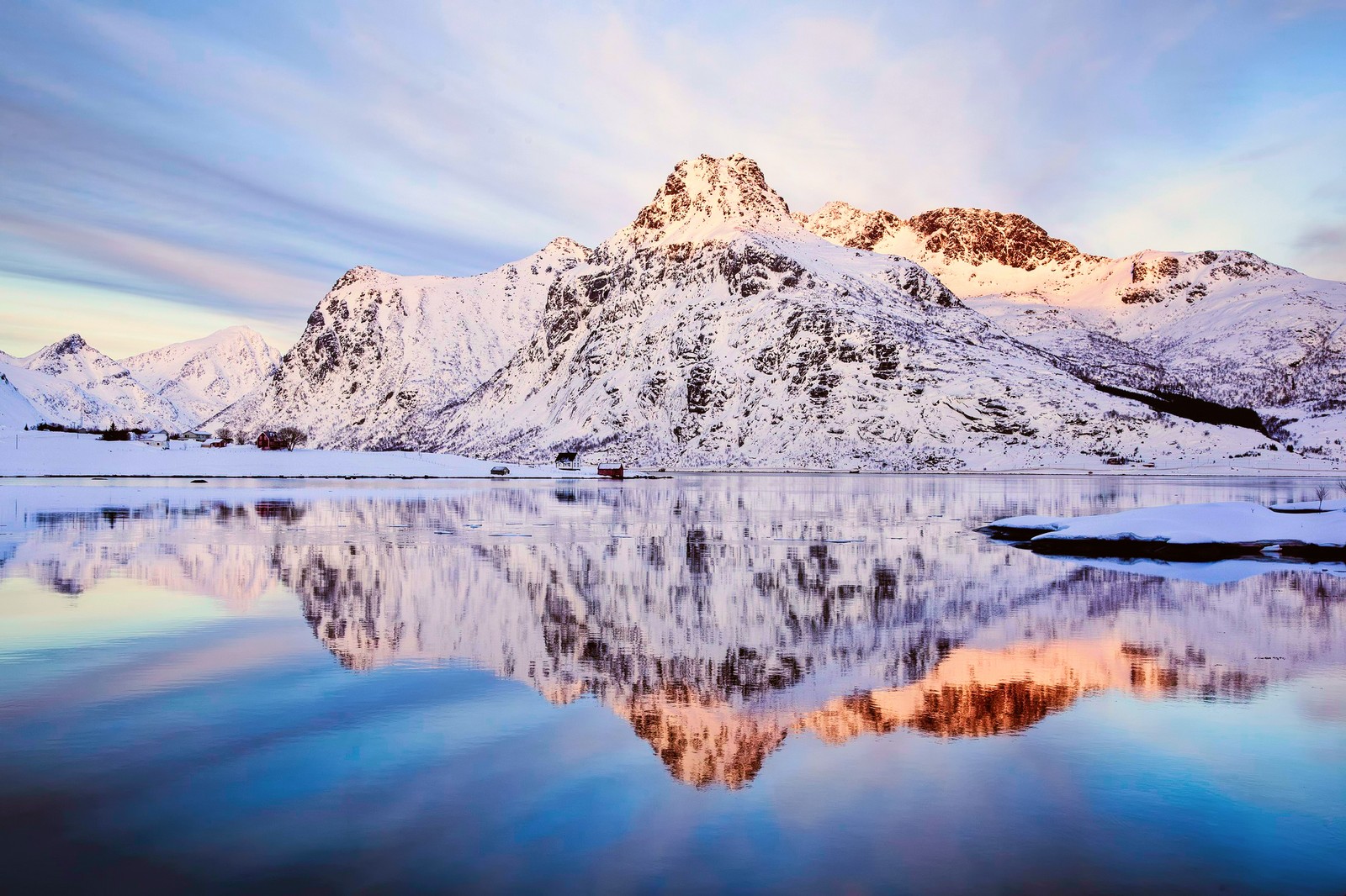 fjord, nature, reflection, mountain, mountainous landforms wallpaper