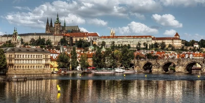 пражский град, влтава, vltava, карлов мост, charles bridge