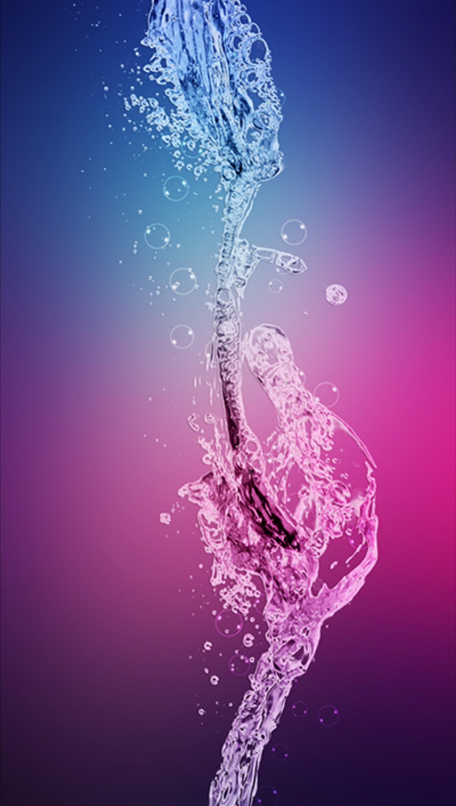 A close up of a glass of water with a splash of water (drops, pink, water)