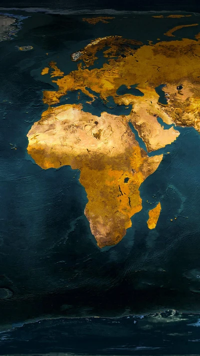 Nouvelle carte du monde Apple : Une vue détaillée de l'Afrique