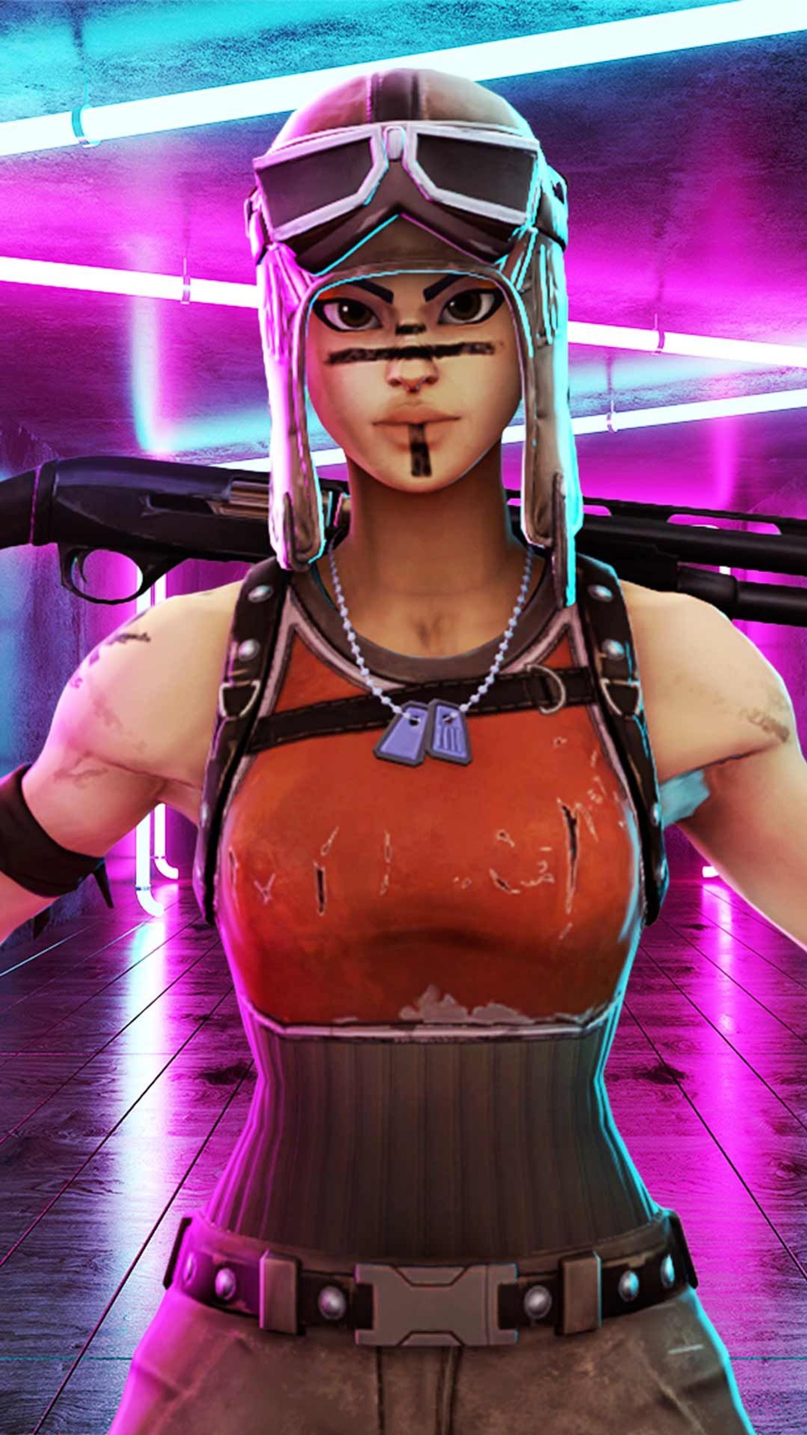 Téléchargez le fond d'écran fortnite, renegade raider