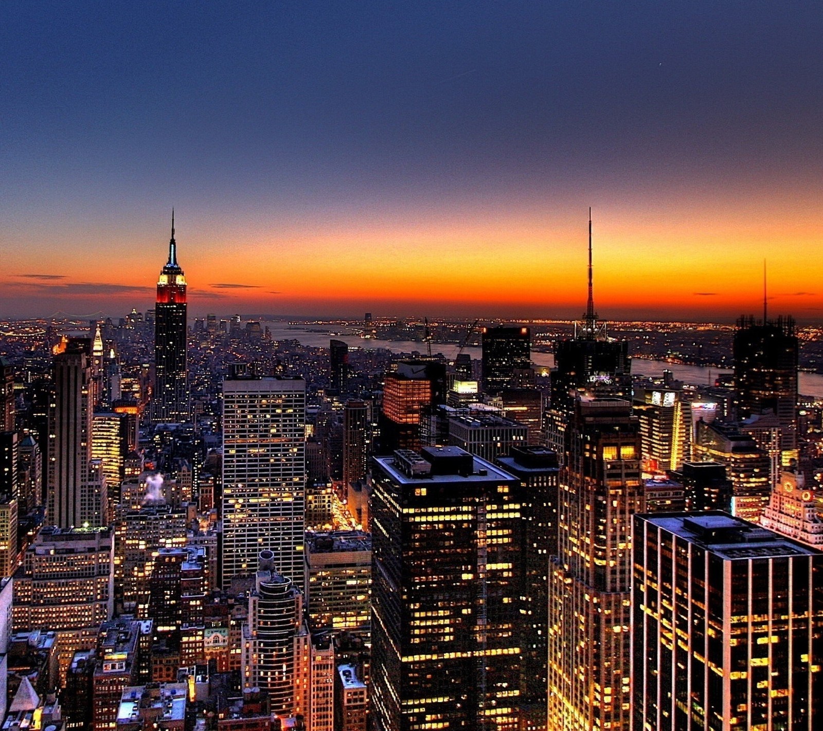 city, sunset Download Wallpaper