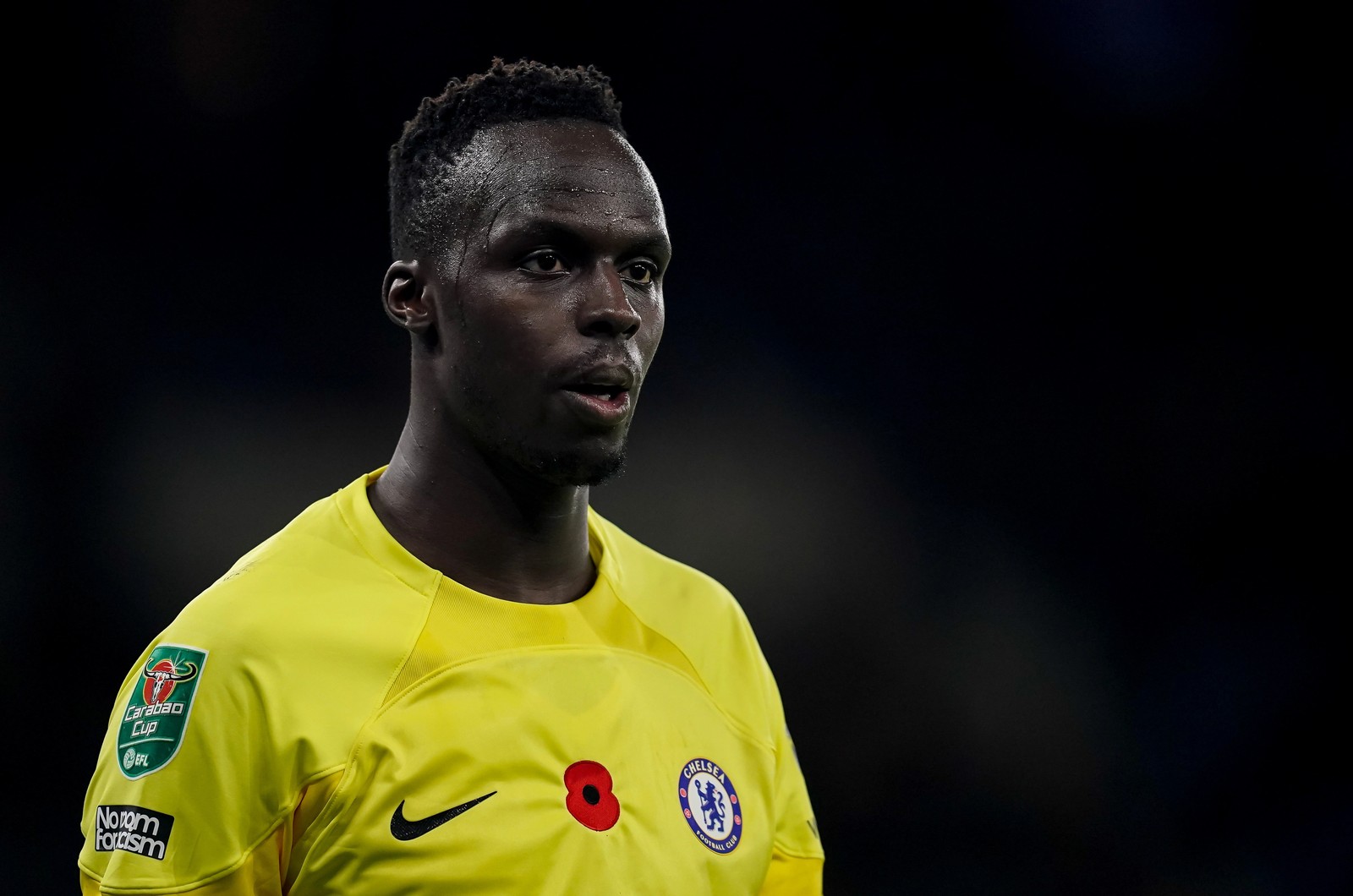 Скачать обои edouard mendy, вратарь, футболист, челси фк, chelsea fc