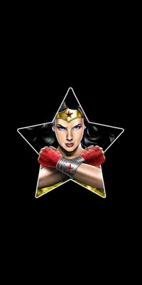 Diseño de camiseta gráfica de Wonder Woman