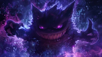 A Aura Sombria de Gengar: Um Pokémon Sombrio Surge