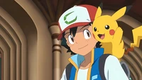 Ash Ketchum avec Pikachu : Un duo dynamique dans l'aventure Pokémon