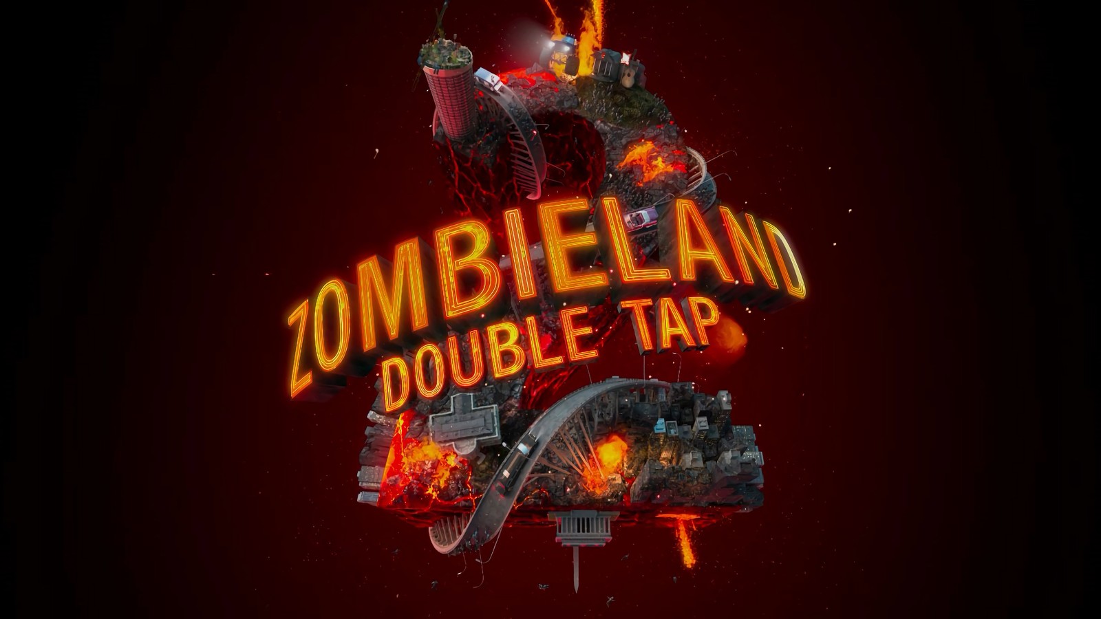 Baixar papel de parede zombieland 2, zombieland double tap, filme, logotipo