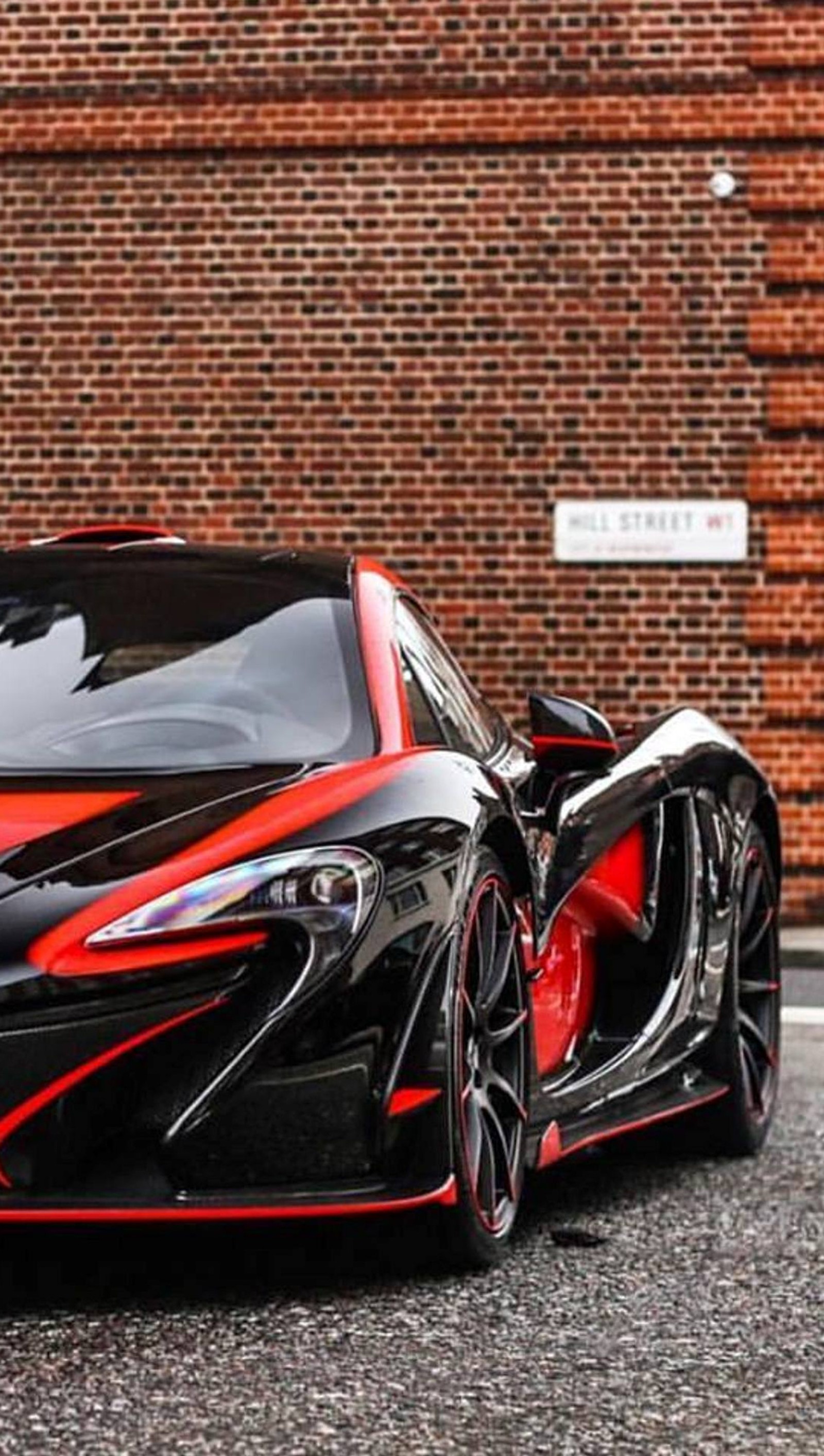 car, mclaren, red and black Download Wallpaper