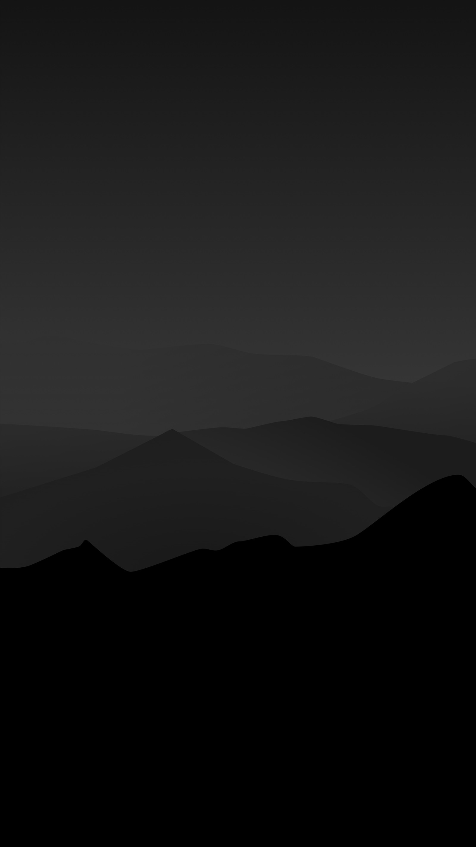 A view of a black and white photo of a mountain range (929, abstract, amoled, dark, minimal)