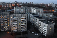 russie, russia, bâtiment, zone urbaine, métropole