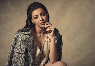 Kajal Aggarwal : Portrait élégant dans une séance photo de mode, 2022