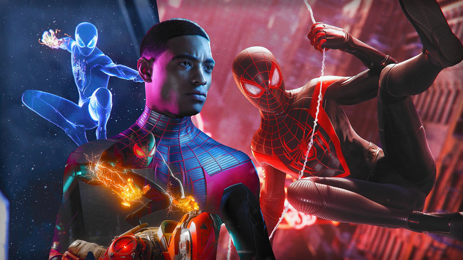 Человек-паук: далеко от будущего (marvels spider man miles morales, playstation 5, игры 2020, 2020 games, человек паук)