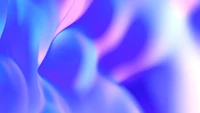 Olas azules fluidas: una exploración del arte digital abstracto