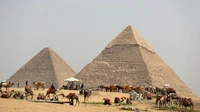 pyramid, egyptian pyramids, monument, historic site, ancient history wallpaper