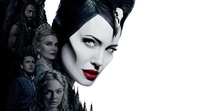 Malévola: Senhora do Mal - Pôster de personagem com Angelina Jolie, Elle Fanning e Michelle Pfeiffer