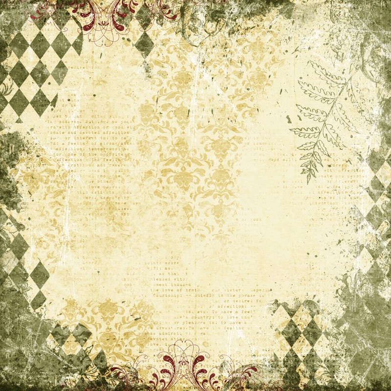 Um close de uma moldura quadrada com um fundo xadrez (scrapbooking, texto, padrão, design, diário)