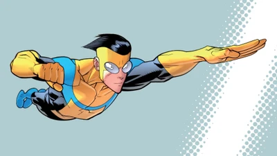 Mark Grayson s'envole : Le héros de la série Invincible