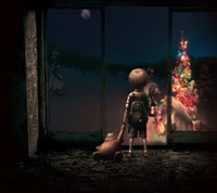 alone, boy, christmas wallpaper