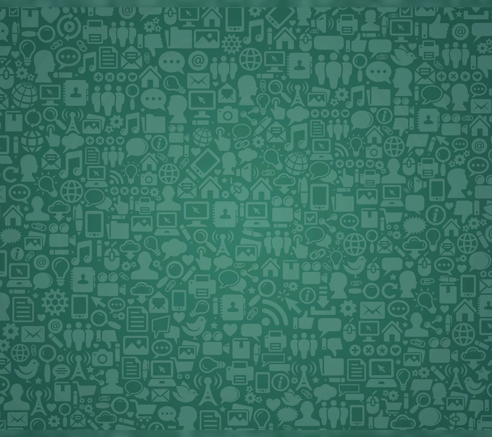 Fondo verde con muchos íconos diferentes (abstracto, verde, patrón, textura, fondo de pantalla)