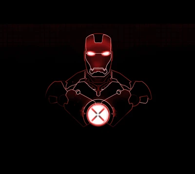 iron man, lg, logo, nexus, red