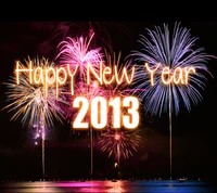 2013, colorful, cool, fireworks, happy new year wallpaper