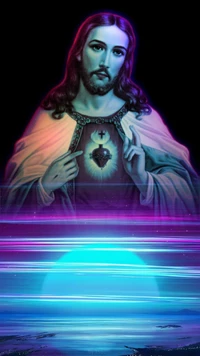 Retrowave Jesus: A Vision of Hope and Sobriety