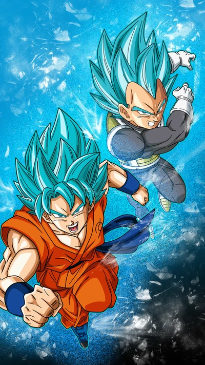 bleu, dragon ball, dragon ball super, goku, saijayin