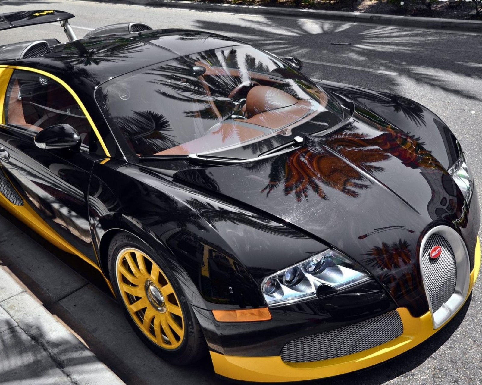 Скачать обои машина, вейрон, veyron