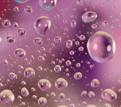 Bulles d'air dans l'eau rose : Un motif fascinant