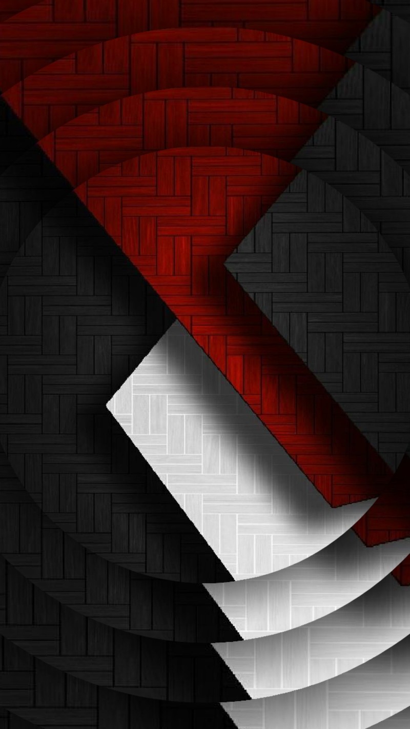 A close up of a red and black wall with a white and black design (carbon, fractal, galaxy, material, violet)