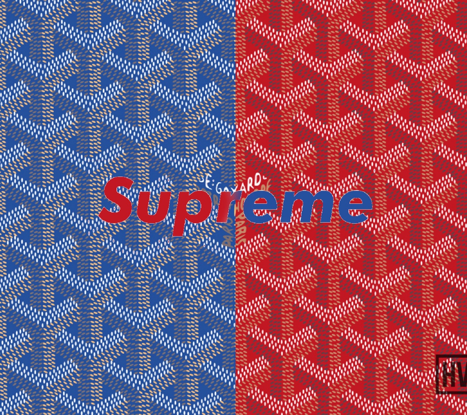 collab, goyard, hypebeast, supreme Download Wallpaper